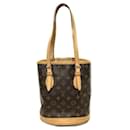 Louis Vuitton Monogram Petite Bucket PM M42238 Tote Handbag