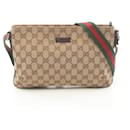 Bolsa de Ombro Gucci GG Canvas Sherry Line