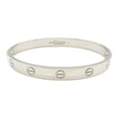 Pulsera Love Cartier en oro blanco de 18 quilates