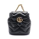 Mochila de cuero Gucci GG Marmont