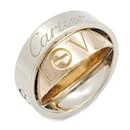 Bague Secret Love Cartier en or rose et blanc 18K