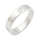 Cartier Love 1P Diamond Ring in White Gold