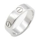 Bague Cartier Love en or blanc 18K