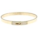 Hermes Kelly Pink Gold (18K) Diamond Charm Bracelet - Hermès