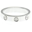 Anillo Mini Love Cartier 1P Diamante en Oro Blanco