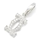 Colgante superior de diamante 2C Cartier en oro blanco de 18 quilates