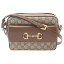 Bolsa de Ombro GG Supreme Small Horsebit 1955 da GUCCI - Gucci