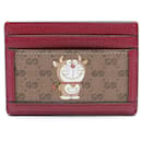 Porte-cartes de visite Gucci x Doraemon GG Supreme