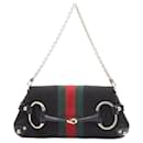 Bolso Gucci Horsebit GG Canvas Sherry Line