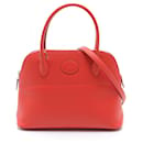 Hermes Bolide 27 Rouge Coeur Handbag - Hermès