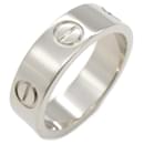 Anel Cartier Love em ouro branco 18K