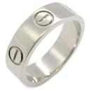 Bague Cartier Love en or blanc 18K