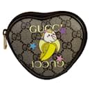 Gucci GG Supreme Heart Shape Coin Purse