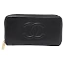 Chanel Coco Mark Round Long Wallet