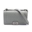 Chanel Boy Chanel Chevron V-Stitch Shoulder Bag