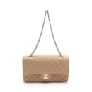 Bolso de Hombro Chanel 2.55 Matelassé Coco Mark Doble Solapa