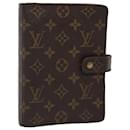 LOUIS VUITTON Monogram Agenda MM Day Planner Cover R20105 LV Auth mr387 - Louis Vuitton