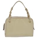 PRADA Sac à main Nylon Or Beige Auth 85224 - Prada