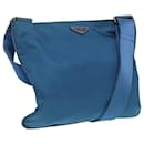 PRADA Shoulder Bag Nylon Blue Auth 85051 - Prada