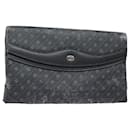 Borsa a mano GUCCI in pelle nera e oro Auth 85496 - Gucci