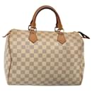 LOUIS VUITTON Bolsa de Mão Speedy 30 Damier Azur N41533 LV Auth 85042 - Louis Vuitton