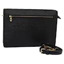 LOUIS VUITTON Epi Angian Shoulder Bag 2way Black M52112 LV Auth 82032 - Louis Vuitton