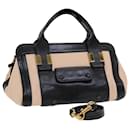 Chloe Handtasche Leder 2-Wege Rosa Gold Auth ar12332 - Chloé