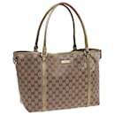 Sac tote GG Crystal Gucci Or Beige 197953 Auth 85182