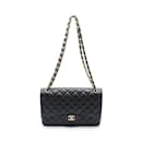 Borsa a Spalla Chanel Deca Matelassé 30 Double Flap