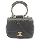 Chanel Black Lambskin Shoulder Bag