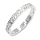 Anillo Cartier Love Pequeño Pavé Diamante en Oro Blanco