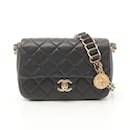 Chanel Matelasse Camellia Shoulder Bag