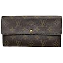 Louis Vuitton Monogram Portefeuille Sarah Long Wallet