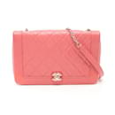 Chanel Matelasse Pink Leather Shoulder Bag