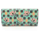 Prada Madras St Pense Bi-fold Long Wallet