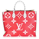 Louis Vuitton Rouge Rose Monogram Géant Toile Onthego GM