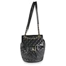 Mochila Urban Spirit em couro de bezerro matelassado preto Chanel