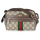 Borsa a tracolla Ophidia in tela GG Supreme beige ebano Gucci