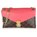 Louis Vuitton Rose Litchi Monogram Canvas Pallas Chain Bag