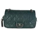 Chanel Dark Green Quilted Calfskin Paris Edinburgh Medium Coco Sporran Flap Bag