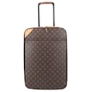 Mala de viagem Louis Vuitton em lona Monogram Pegase 50