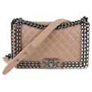 Chain Embellished Old Medium Boy Bag - Chanel