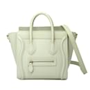 Bolsa de ombro Celine Luggage Nano Shopper 2 em 1 - Céline