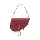 Christian Dior Saddle Bag in Bordeaux