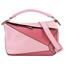 Bolsa Loewe Puzzle Média em rosa