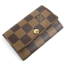 Louis Vuitton Brown Damier Canvas Keycase