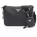 Prada Saffiano Travel Shoulder Bag