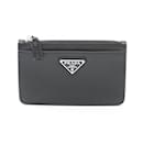 Prada Saffiano Triangolo Coin Case