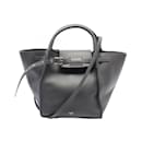 Celine Gray Leather Handbag - Céline