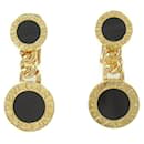 Boucles d'oreilles en onyx Bvlgari en or jaune 18K - Bulgari